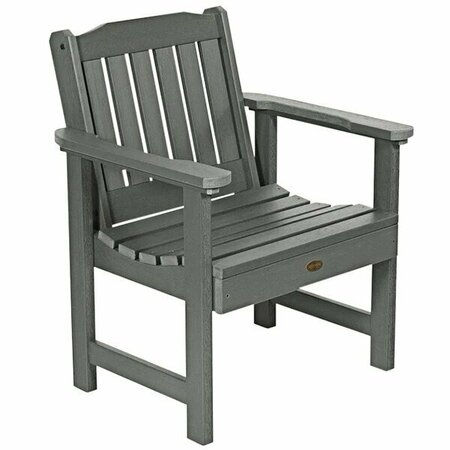 SEQUOIA BY HIGHWOOD USA CM-CHGSQ01-CGE Springville Coastal Teak Faux Wood Outdoor Arm Chair 432CMCHSQ01C